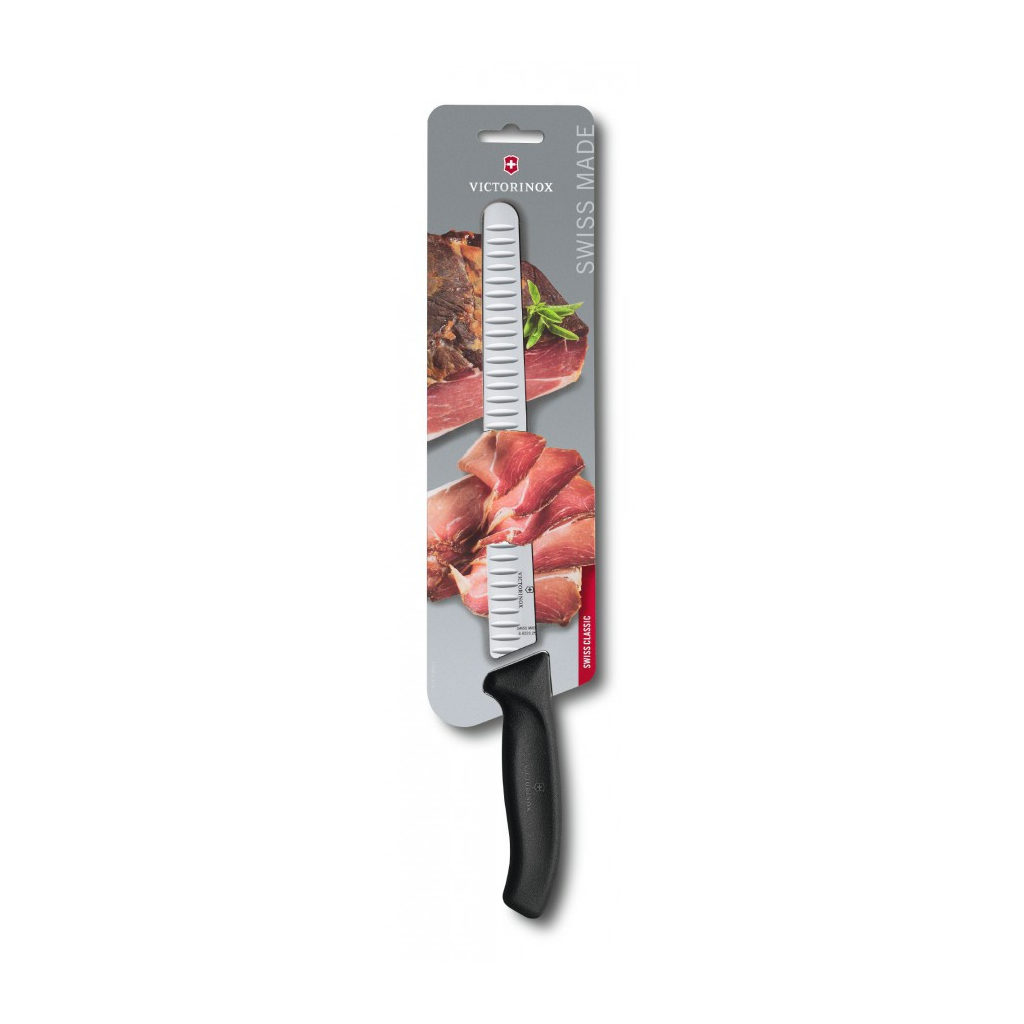 Кухонний ніж Victorinox SwissClassic Slicing 25 см Black (6.8223.25B) - зображення 1