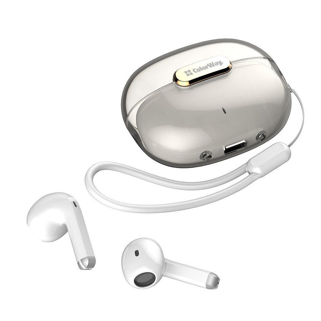 Навушники ColorWay Slim TWS-2 Earbuds White (CW-TWS2WT) - зображення 3