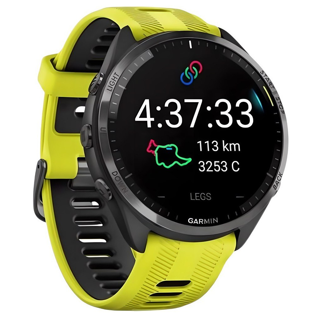 Смарт-годинник Garmin Forerunner 965, Amp Yellow, GPS (010-02809-12) - зображення 3
