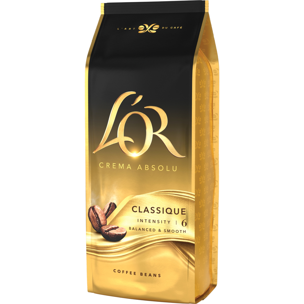 Кава L'OR Crema Absolute Classic в зернах 1 кг (8711000400791) - изображение 2