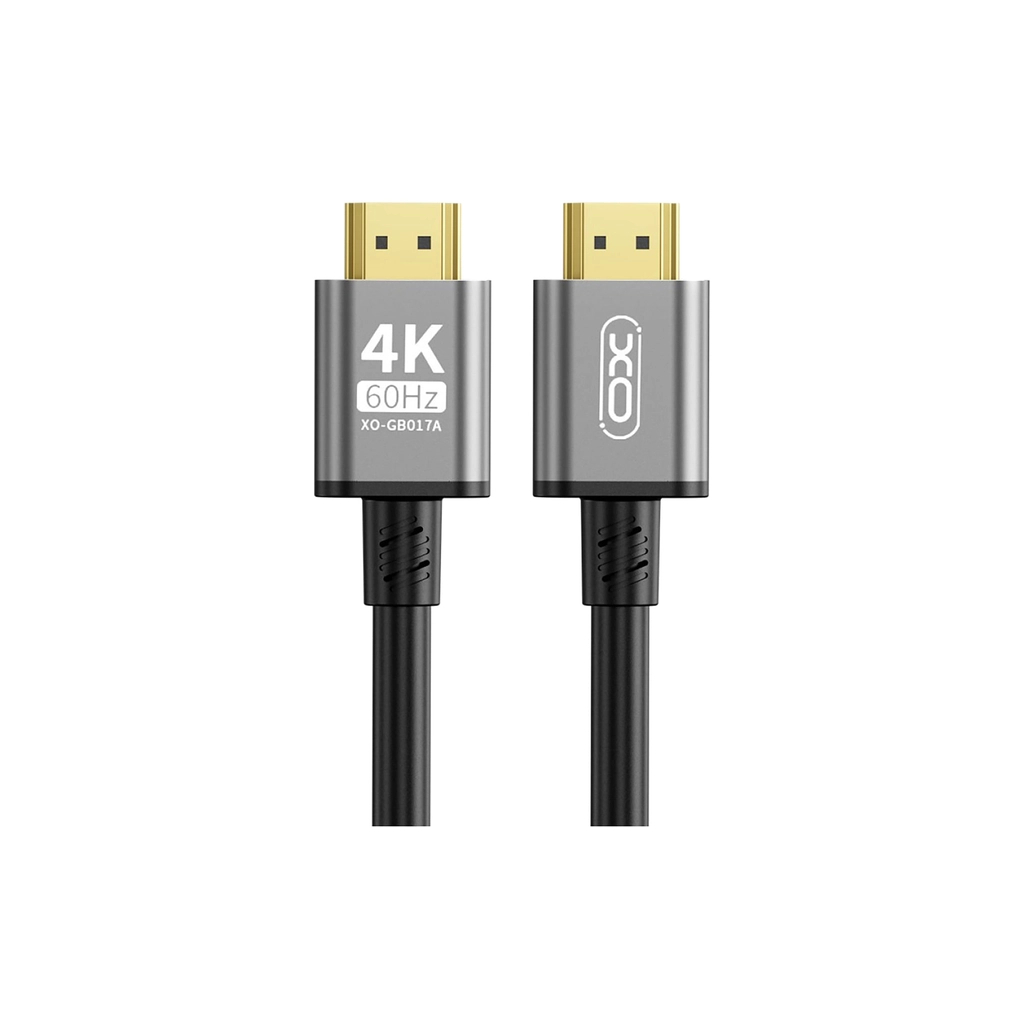 Кабель мультимедійний HDMI M to HDMI M 3.0m V2.0 black XO (GB017A-HDMI.tranish) - изображение 1