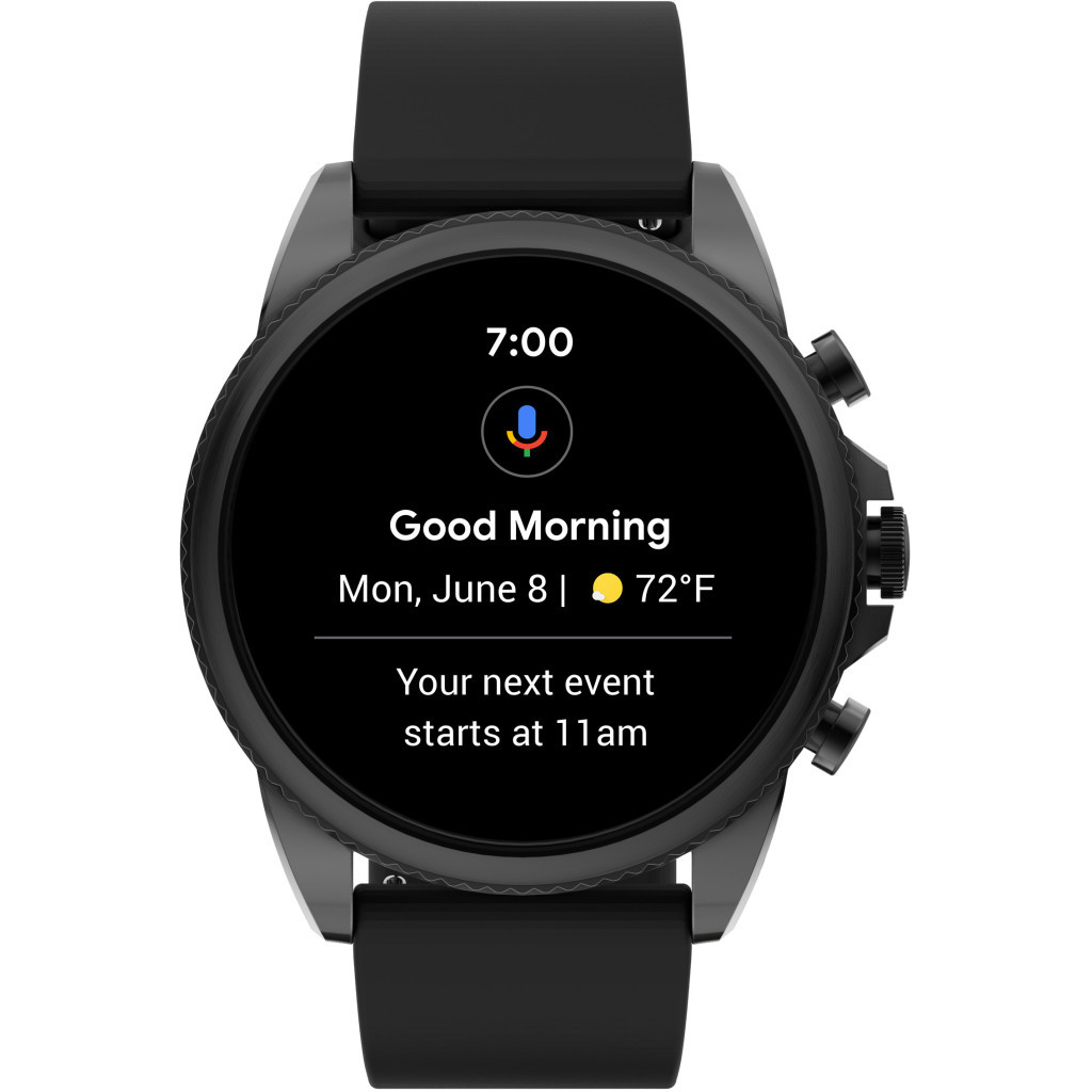 Смарт-годинник Fossil Gen 6 Black Silicone (FTW4061) - зображення 3