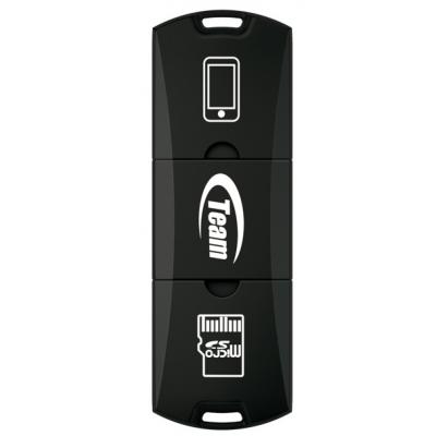 USB флеш накопичувач Team 128GB M141 Black USB 2.0 OTG (TUSDX128GUHS36) - зображення 1