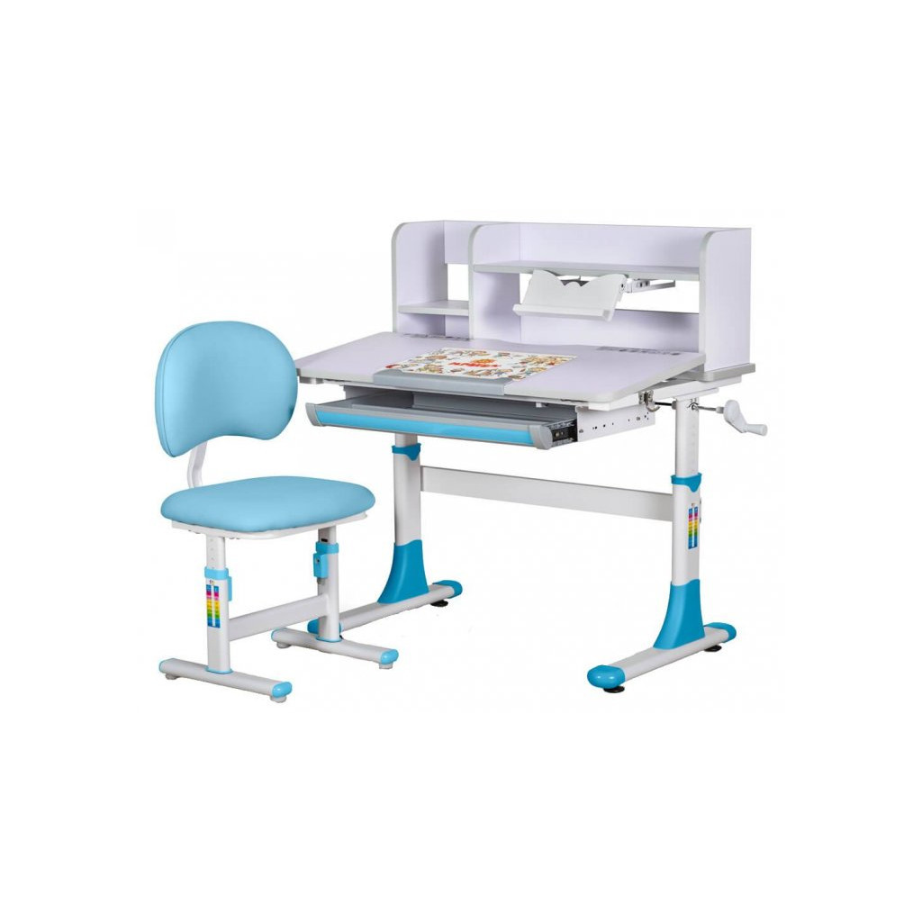 Парта зі стільцем Evo-kids Blue (BD-22 BL) - изображение 1