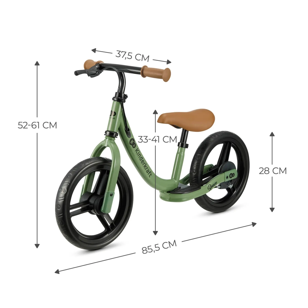 Біговел Kinderkraft Space Light Green (KRSPAC23GRE0000) (5902533925346) - зображення 7