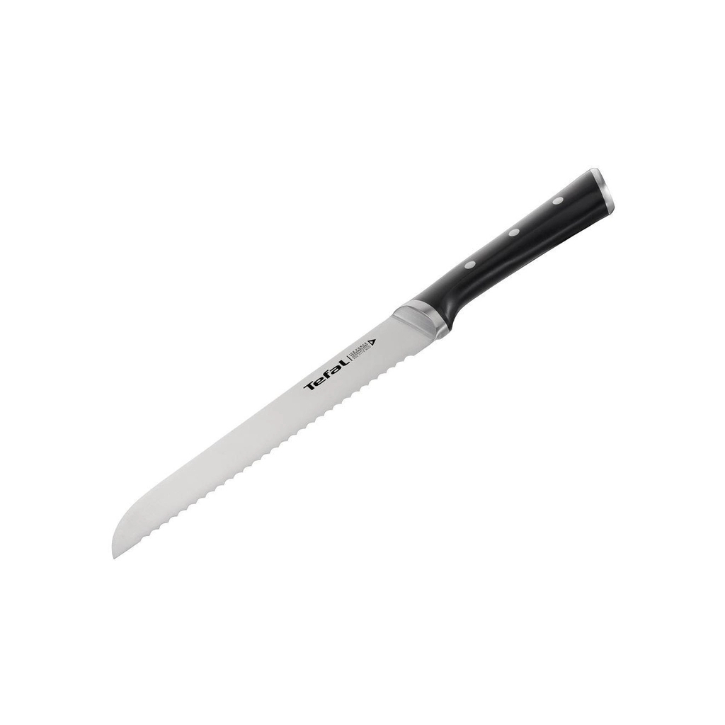 Кухонний ніж Tefal Ice Force 20см, чорний (K2320414) - изображение 2