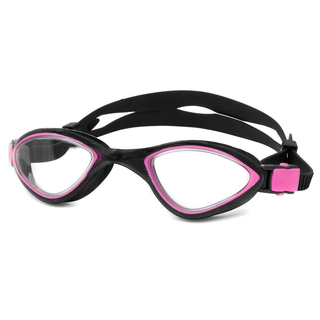 Окуляри для плавання Aqua Speed Flex 086-03 6661 чорний, рожевий OSFM (5908217666611) - зображення 1