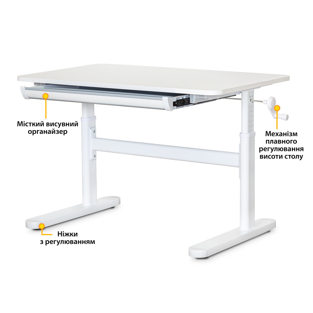 Парта ErgoKids White (TH-210 W Lite) - зображення 2