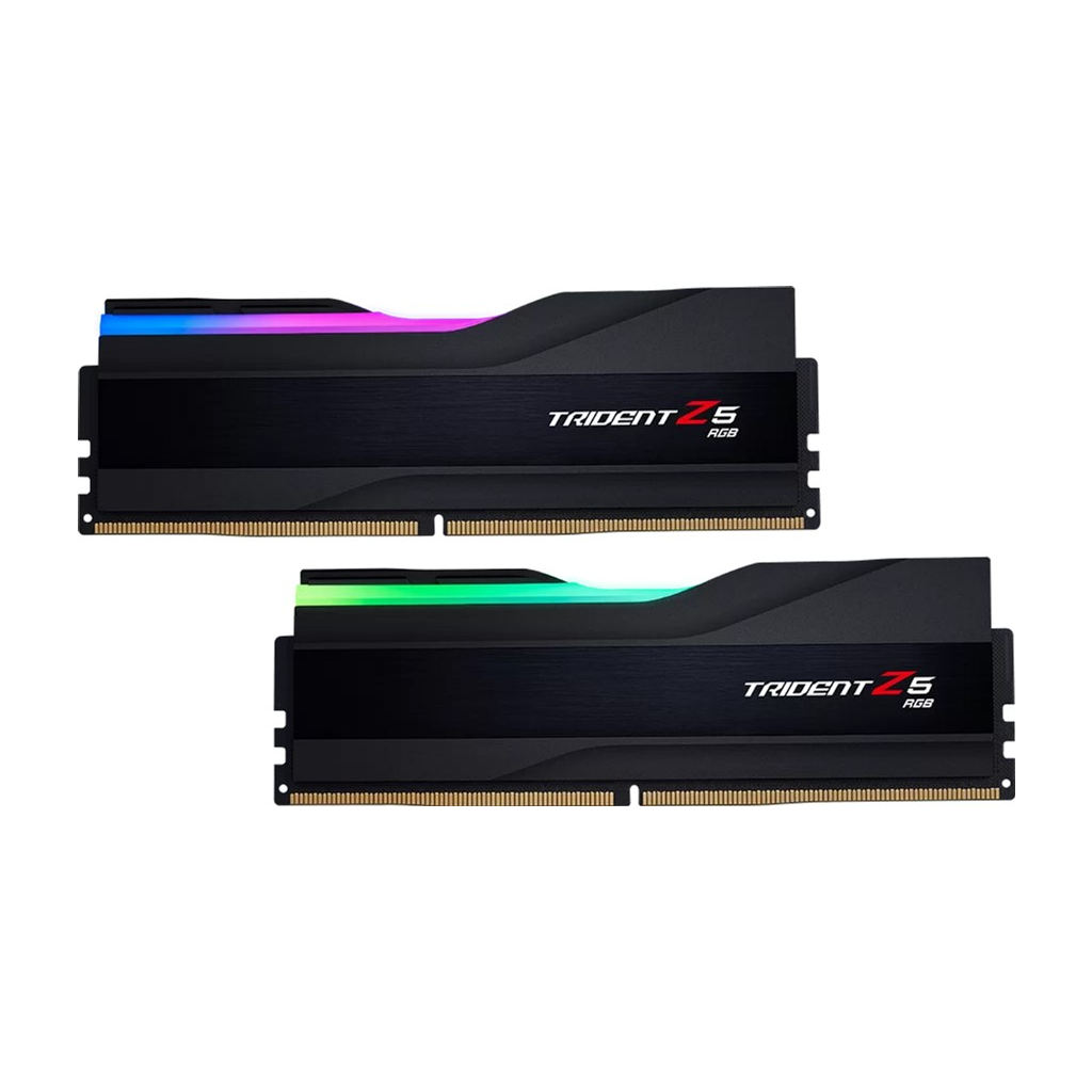 Модуль пам'яті для комп'ютера DDR5 48GB (2x24GB) 6000 MHz Trident Z5 RGB Black G.Skill (F5-6000J4048F24GX2-TZ5RK) - зображення 1
