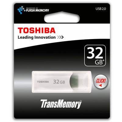 USB флеш накопичувач Toshiba 32Gb KAMOME White USB 2.0 (THNU32KAMWHT(6) - зображення 3