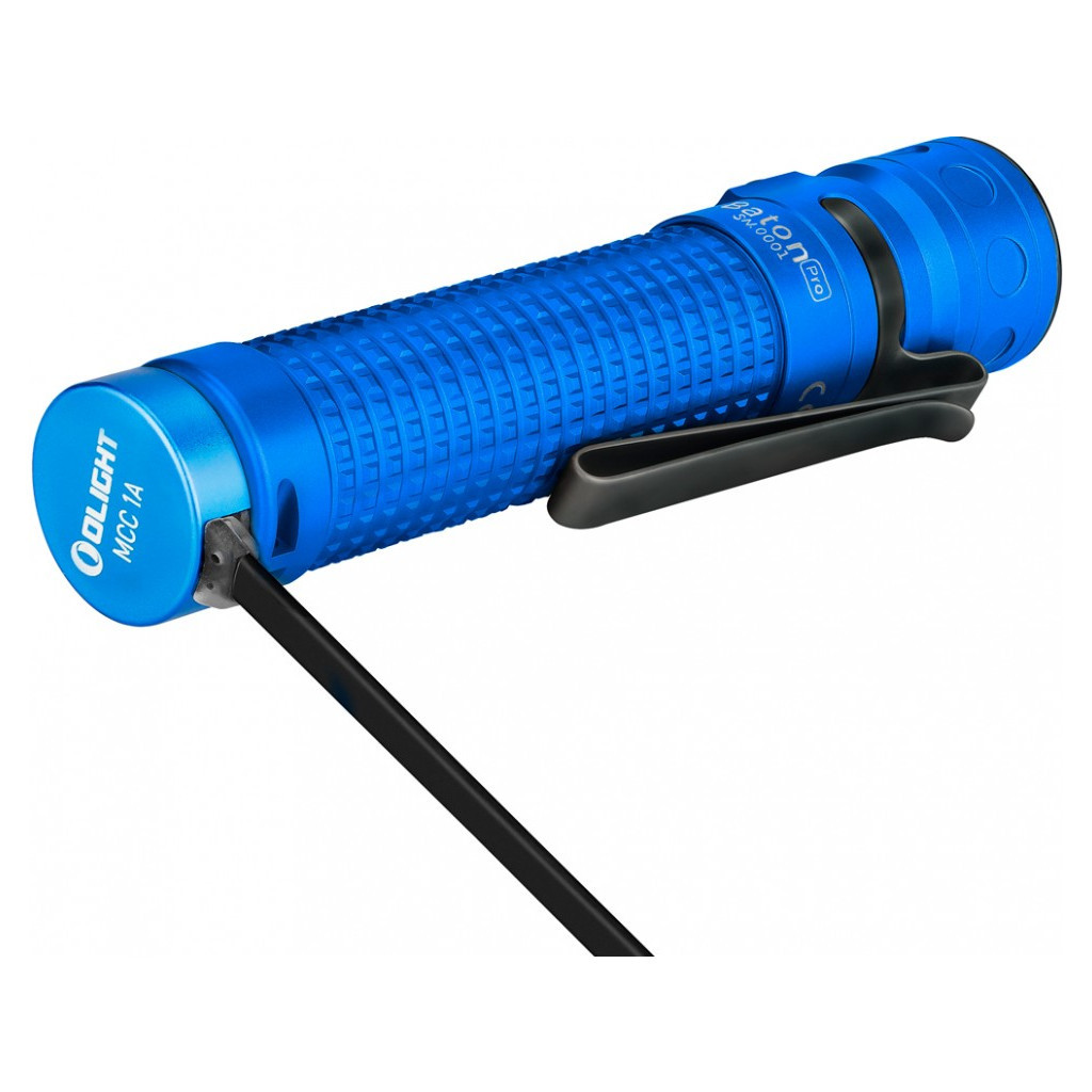 Ліхтар Olight Baton Pro Blue (Baton Pro-Bl) - зображення 6