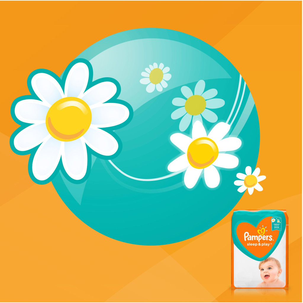 Підгузки Pampers Sleep & Play Maxi Розмір 4 (9-14 кг), 68 шт (4015400203551) - зображення 5