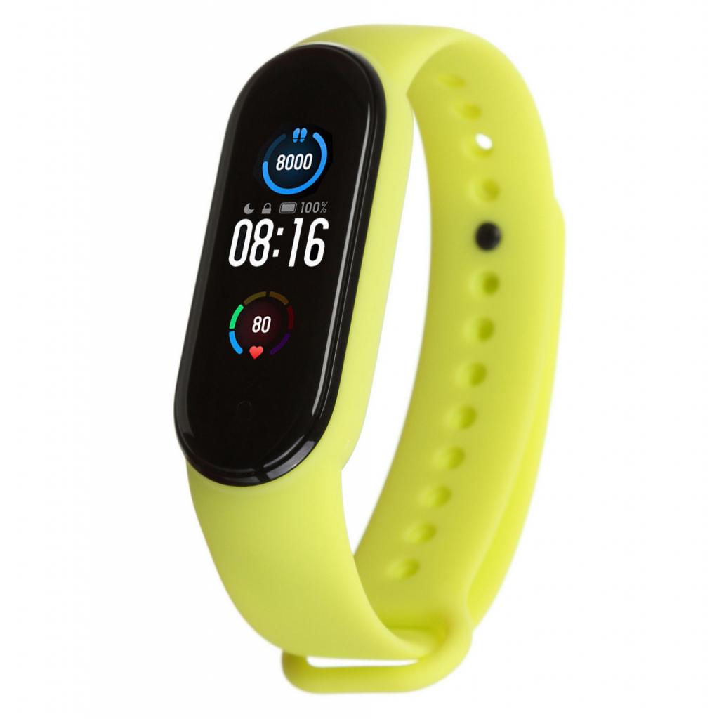 Ремінець до фітнес браслета Armorstandart для Xiaomi Mi Band 5 Lime (ARM57008) - зображення 1