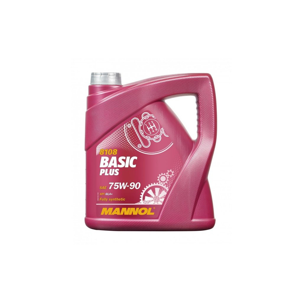 Трансмісійна олива Mannol BASIC PLUS GETRIEBEOEL 4л 75W-90 (MN8108-4) - изображение 1
