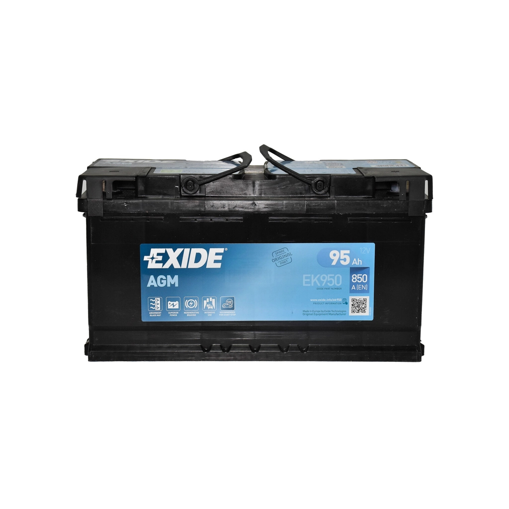 Акумулятор автомобільний EXIDE START-STOP AGM 95A (EK950) - зображення 1