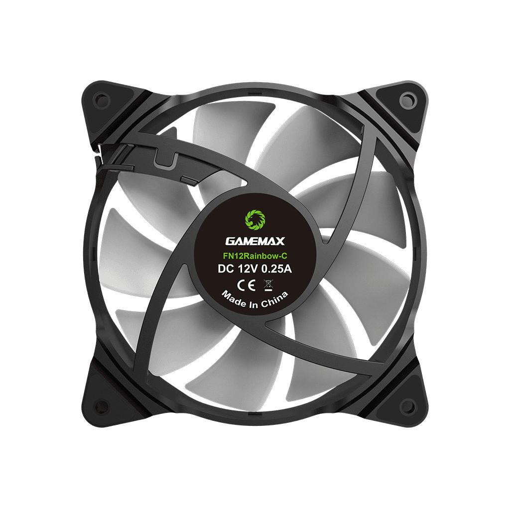 Кулер до корпусу Gamemax FN-12Rainbow-C2 - зображення 6