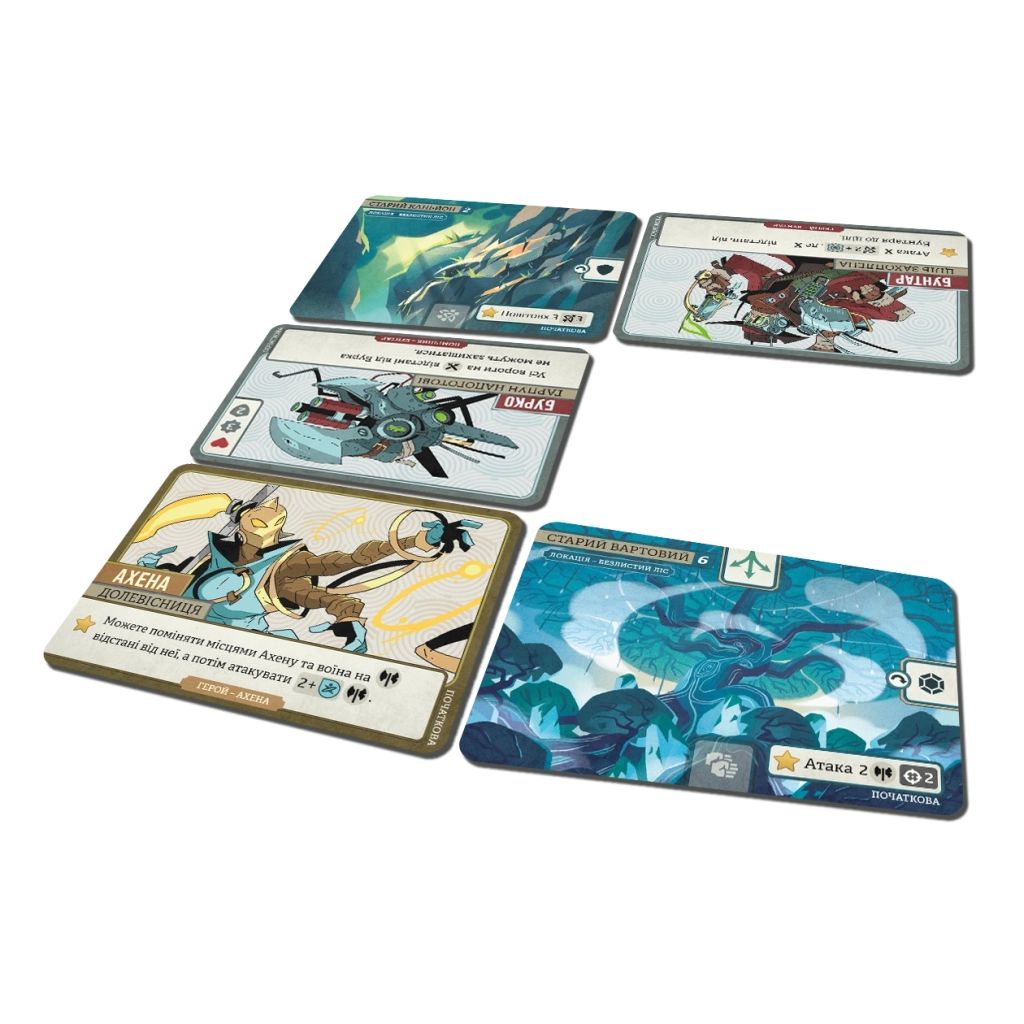 Настільна гра Geekach Games Битви гербів. Базова гра: Безлистий ліс (Battlecrest: Fellwoods Base Game) (GKCH172bc) - зображення 3