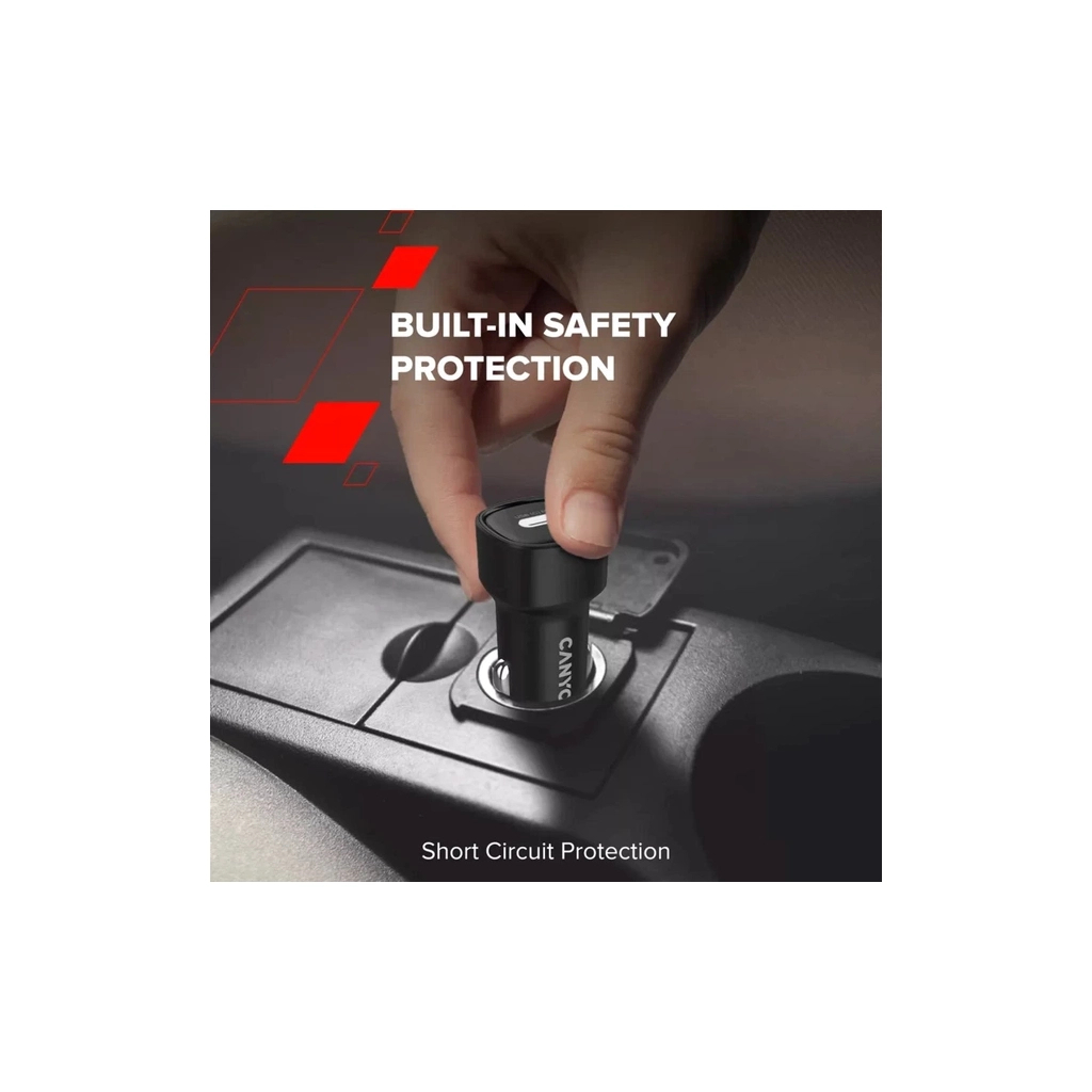 Зарядний пристрій Canyon USB-C PD30W black (CNE-CCABR2C) - зображення 8