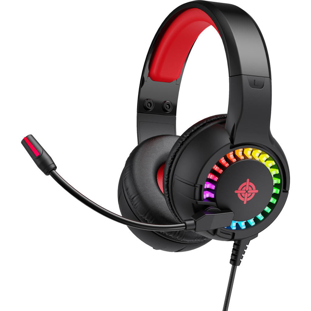 Навушники GamePro HS382 RGB Black/Red - зображення 1