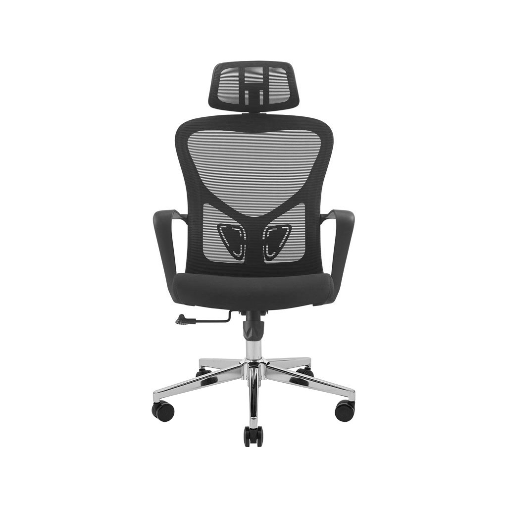 Офісне крісло Richman Солана Хром M-1 (Tilt) Сітка чорна (ADD0003214) - зображення 2