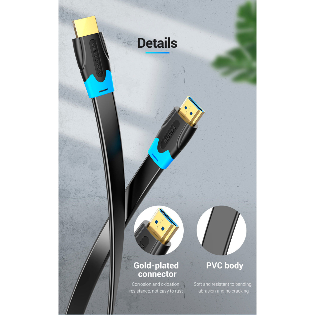 Кабель мультимедійний HDMI M to HDMI M 1.5m black Vention (AAKBG) - зображення 11