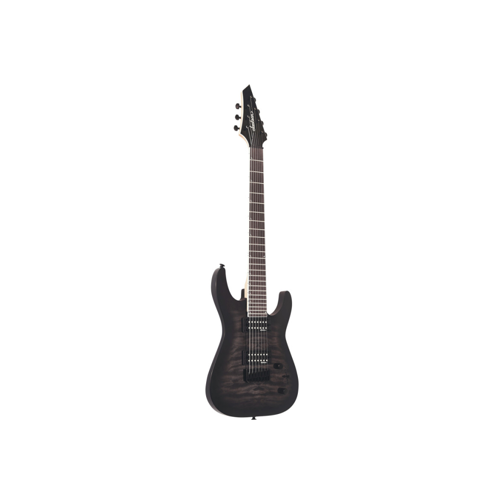Електрогітара Jackson Guitars JS22Q-7 DKA Dinky Arch TOP HT Transparent Black Burst (231252) - зображення 3
