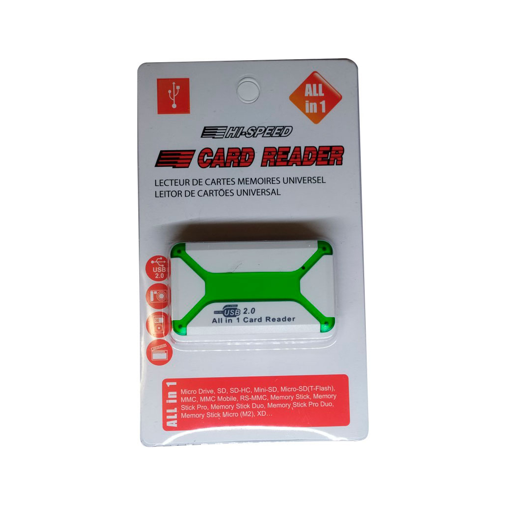 Зчитувач флеш-карт Atcom TD2070 USB 2.0 ALL IN 1 - (Memory Stick (MS) , Secure Digit (10770) - зображення 4