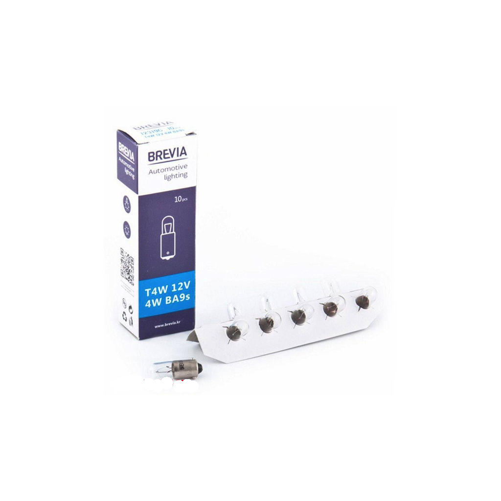 Автолампа Brevia T4W 12V 4W BA9s CP (12319) - зображення 2