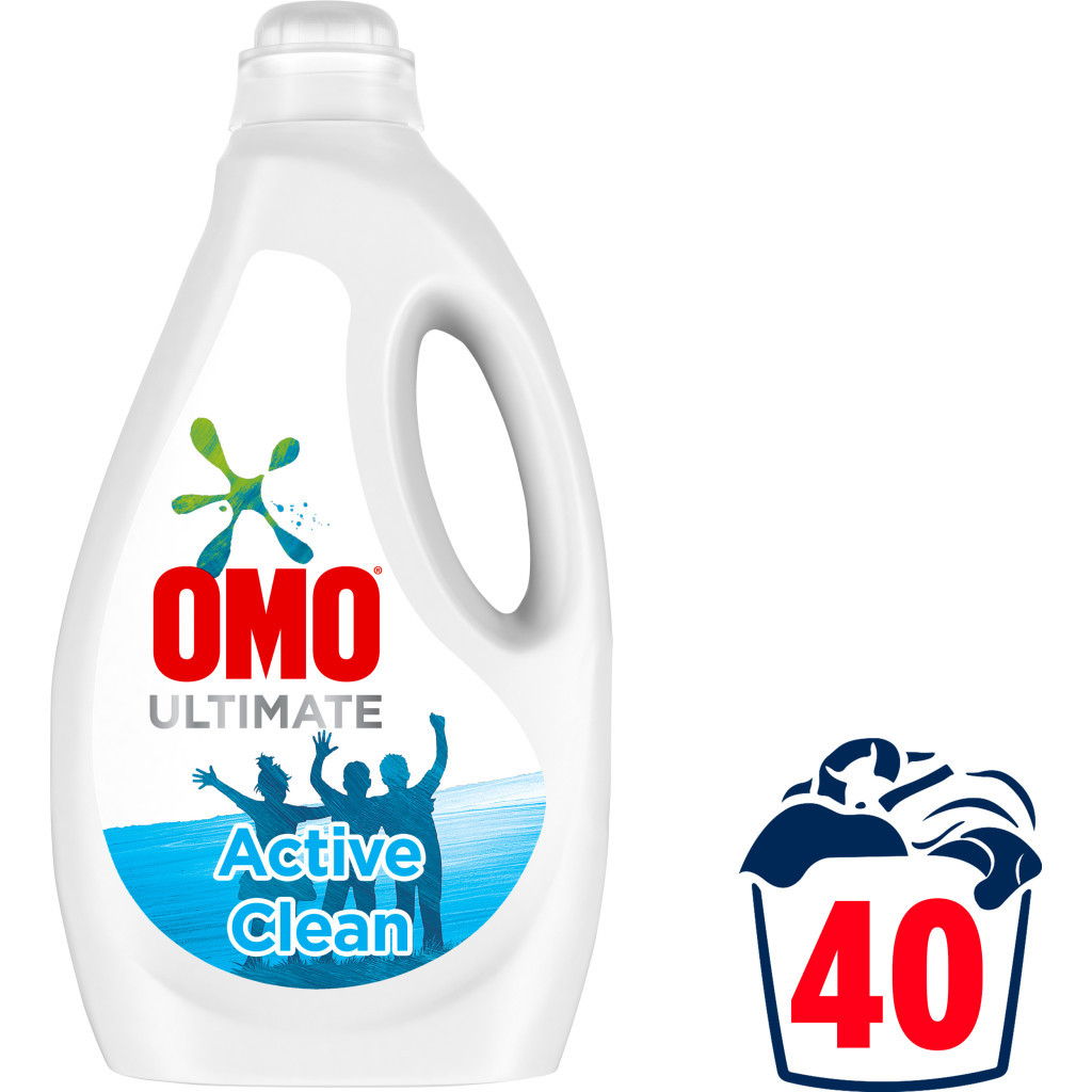 Гель для прання Omo Ultimate Для видалення стійких забруднень 2 л (8710447462522) - зображення 2