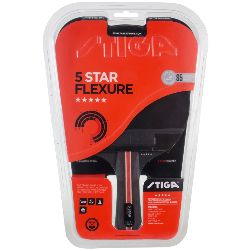 Ракетка для настільного тенісу Stiga Flexure 5 Star FL (1215-4016-01) (931285) - изображение 4
