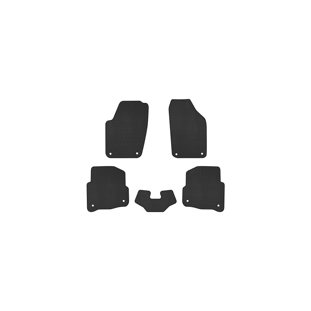 Килимок в салон EVAtech Volkswagen Polo (IV) 5-doors 2001-2009 4 поко (VW12914CGK5AV8RBB) - зображення 1