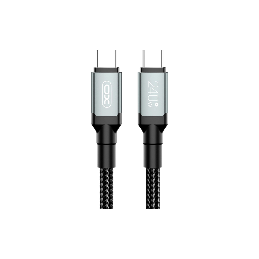 Дата кабель USB-C to USB-C 1.0m XO (NB-Q264B-CC.black) - зображення 2