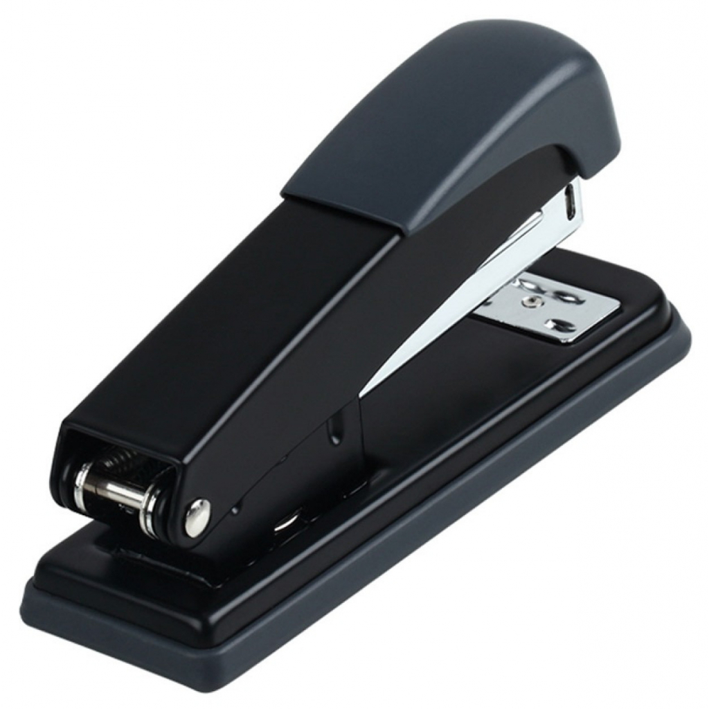 Степлер Comix металевий, 25 аркушів, скобы №24, 26, чорний (STAP-COM-B3083-B) - зображення 1