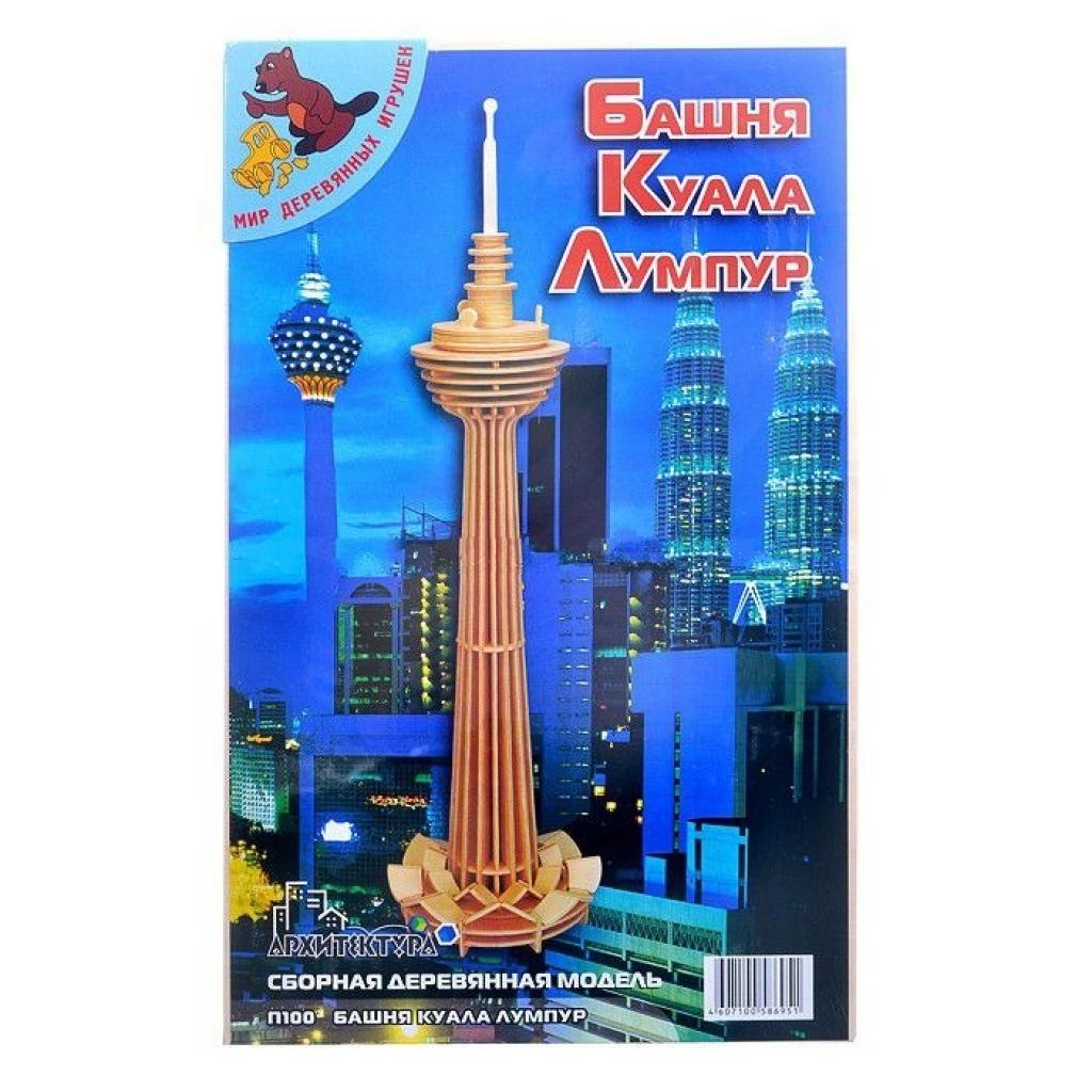 Збірна модель Мир деревянных игрушек Башня Куала Лумпур (П100) - зображення 1