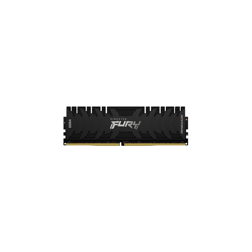 Модуль пам'яті для комп'ютера DDR4 8GB 3200 MHz RenegadeBlack Kingston Fury (ex.HyperX) (KF432C16RB/8) - зображення 1