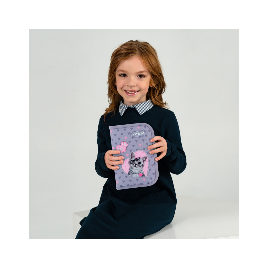 Пенал Kite 621 Studio Pets, 1 відділення, 1 відворот (SP25-621) - зображення 7