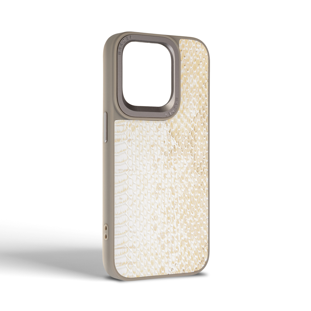 Чохол до мобільного телефона Harder Snake Pattern Apple iPhone 15 Pro White Cream (ARM76795) - зображення 2