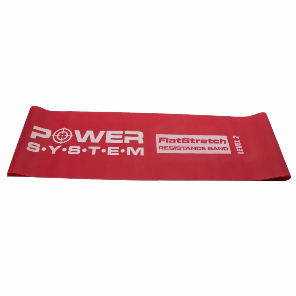 Еспандер Power System PS-4122 Flat Stretch Band Level 2 Red (PS_4122_Red) - зображення 2
