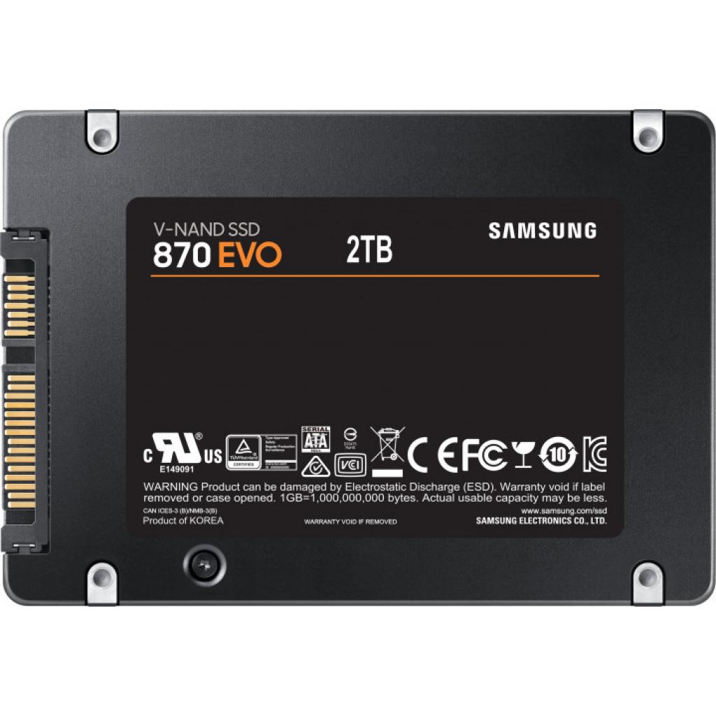 Накопичувач SSD 2.5" 2TB 870 EVO Samsung (MZ-77E2T0BW) - зображення 4