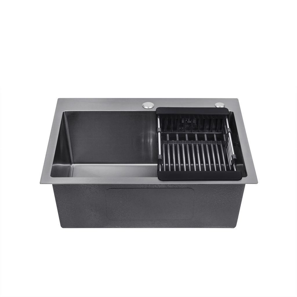 Мийка кухонна Kroner Schwarze-5843HM (CV022794) - зображення 4