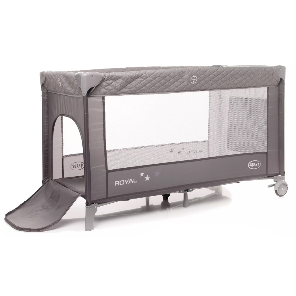 Дитячий манеж 4Baby Royal Сірий (4RO1) - зображення 2