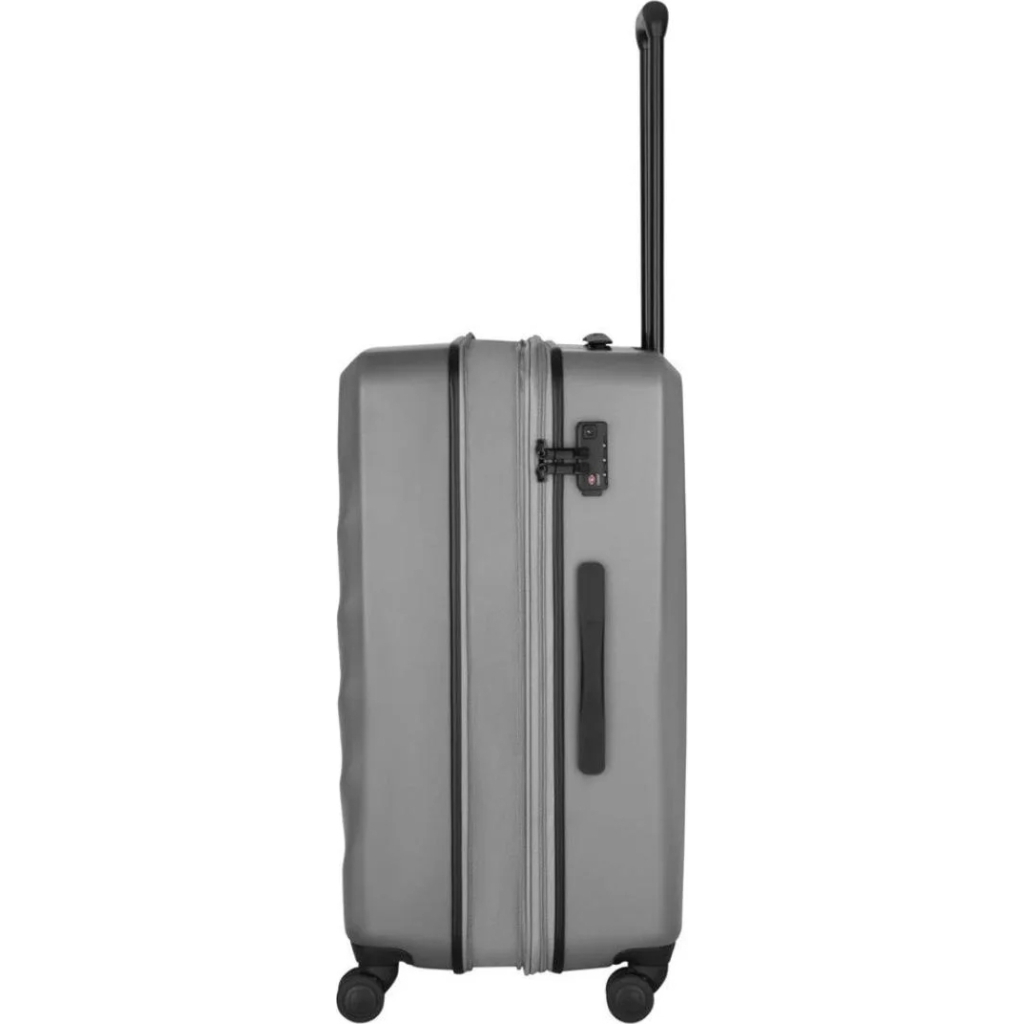 Валіза Wenger Motion, середня, пластик, 4 колеса, сірий (612703) - зображення 6