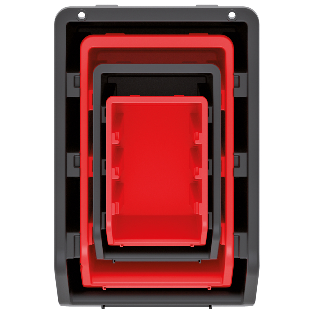 Ящик для інструментів Kistenberg набір ємностей з підвісною штангою, 580*235*130, KST16 (KST16) - зображення 6