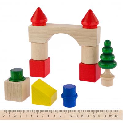 Конструктор Nic cubio деревянный 19 эл. (NIC2112) - зображення 3