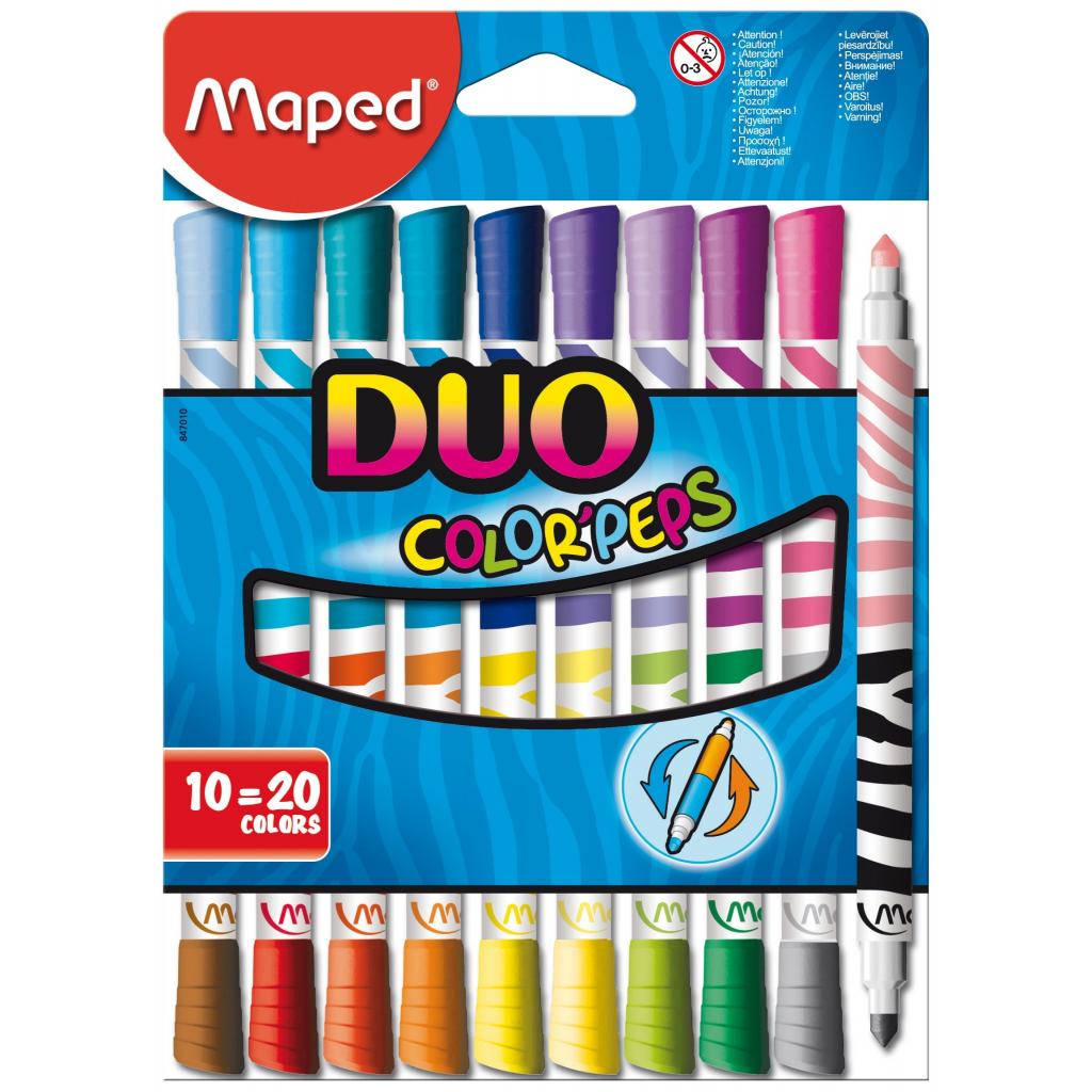 Фломастери Maped Фломастери Maped Color Peps Duo (MP.847010) - изображение 1