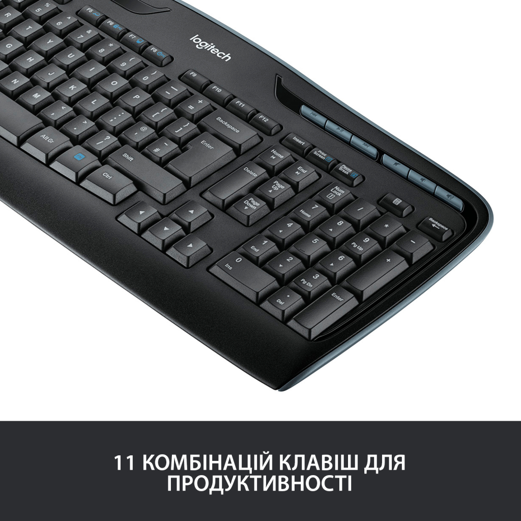 Комплект Logitech MK330 Wireless UA Black (920-003989) - зображення 3