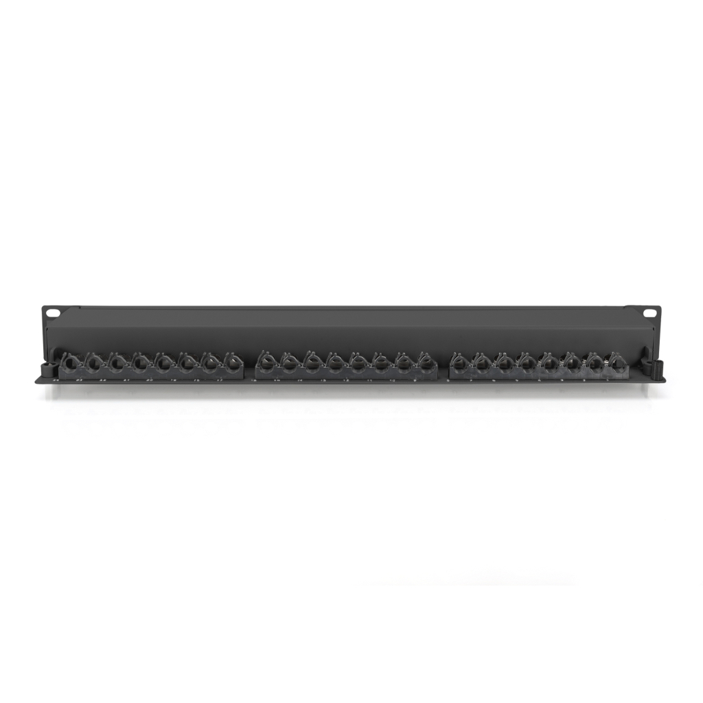 Патч-панель 19" 24xRJ-45 STP cat.6a, 1U, black Digitus (DN-91624S-EA-B) - изображение 3