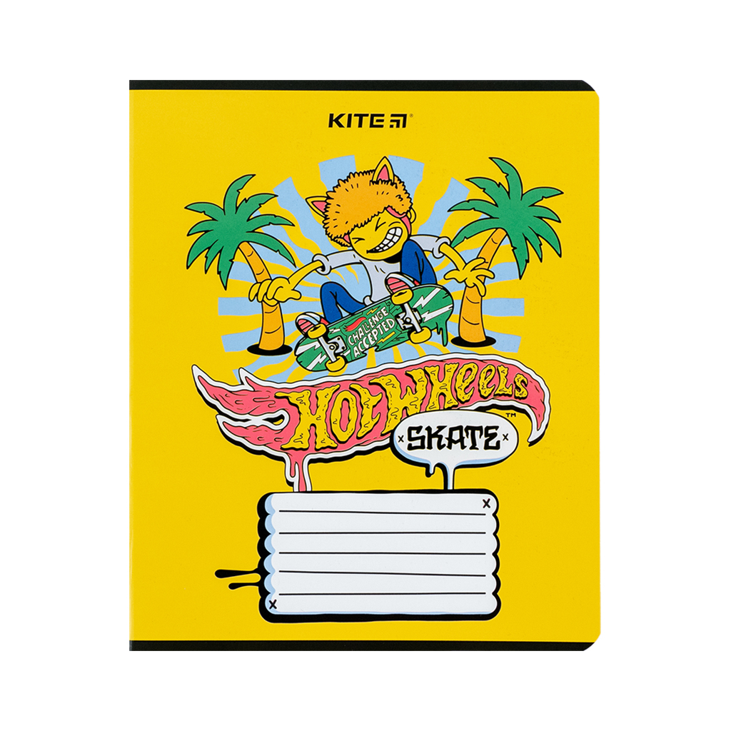 Зошит Kite Hot Wheels 18 аркушів, лінія (HW24-237) - зображення 12