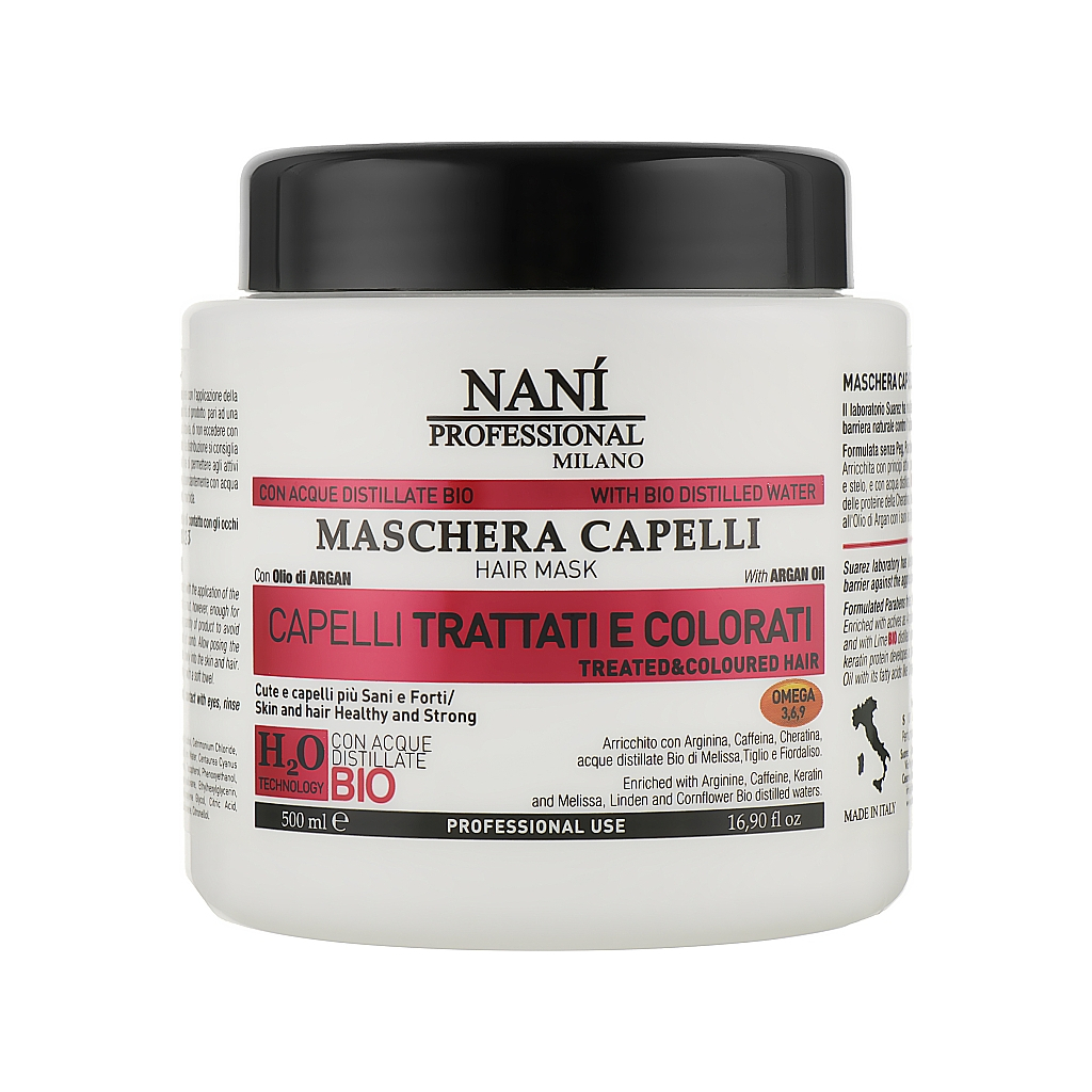 Маска для волосся Nani Professional Milano для фарбованого волосся 500 мл (8034055535851) - зображення 1