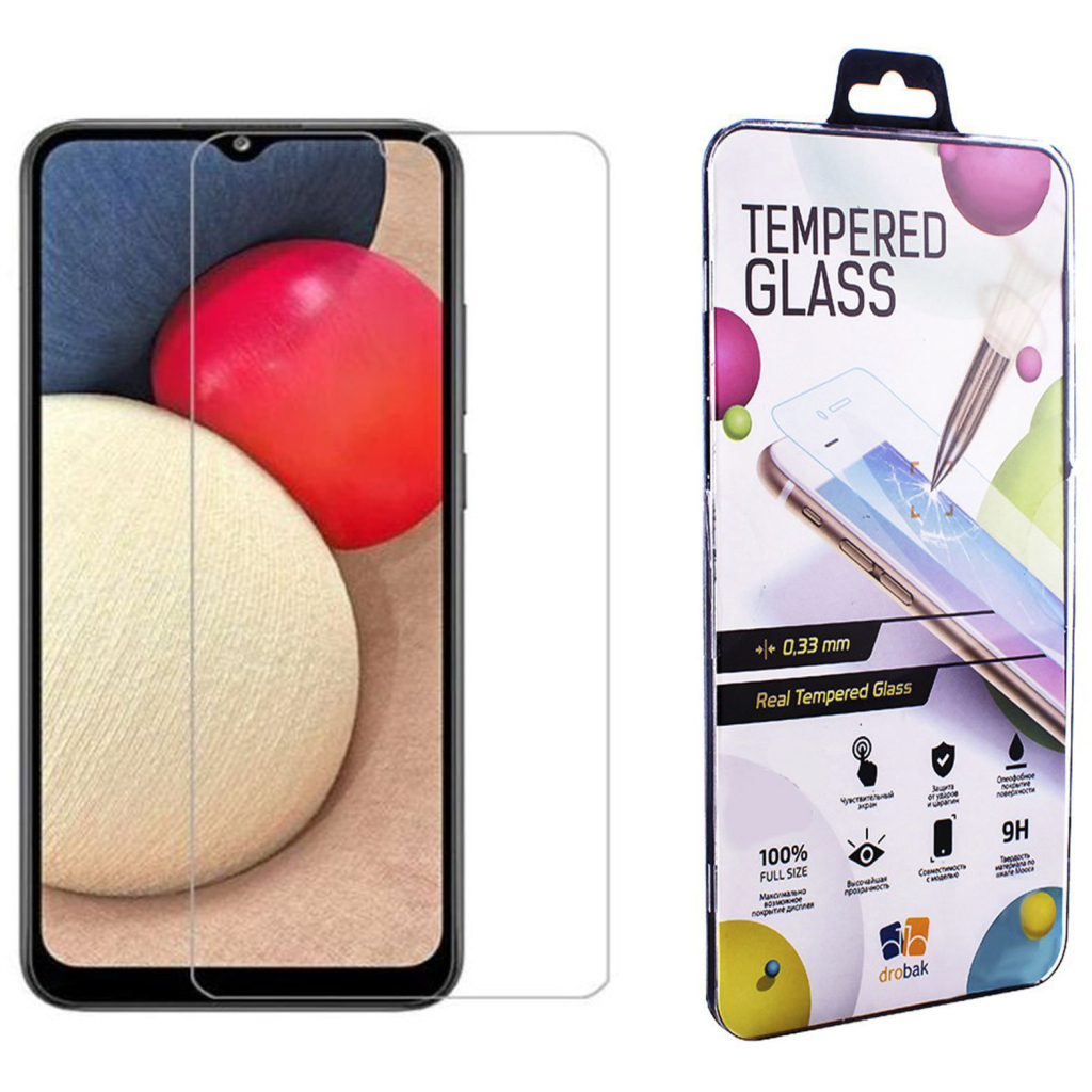 Скло захисне Drobak Samsung Galaxy A02s (464637) - зображення 1